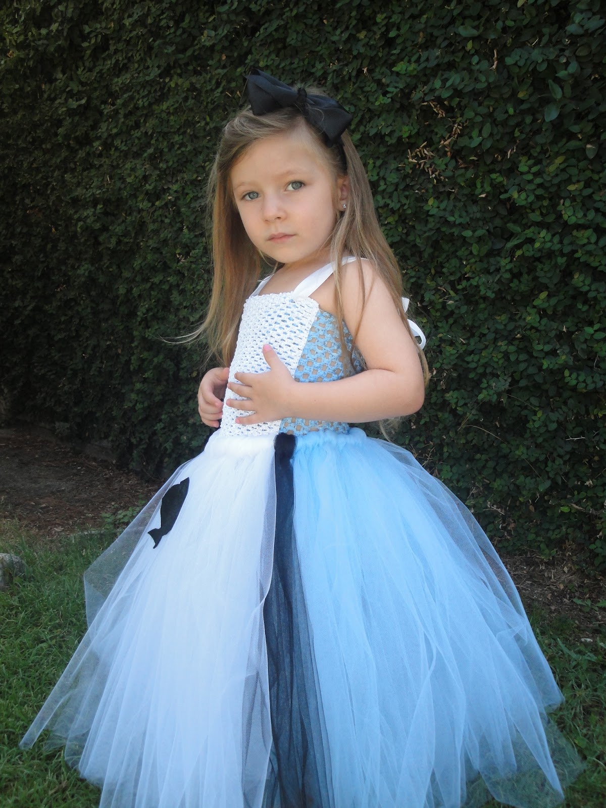 Hollywoodtutu dresses: Alice in wonderland tutu dress with matching bow