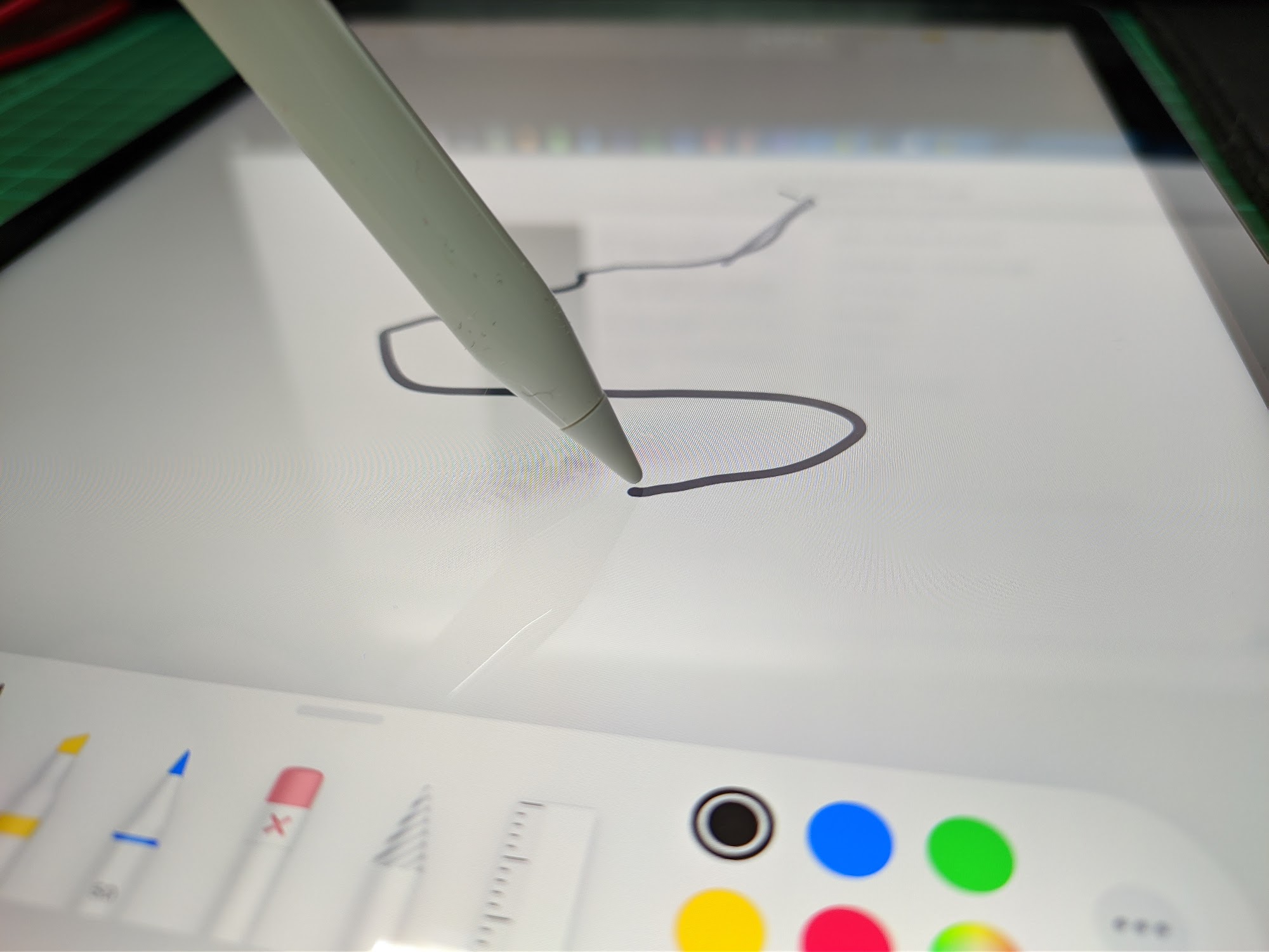 Apple Pencil 筆觸誤差