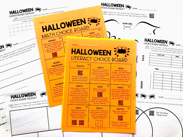 3 ideas for celebrating Halloween in your upper-elementary classroom: activities for 3rd graders on Halloween!