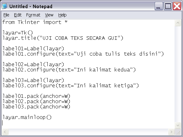 Membuat Tampilan GUI Pada Python Dengan Module TKINTER – Part 2 ...