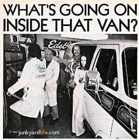 Edelbrock featured a van in their ad during 1975.