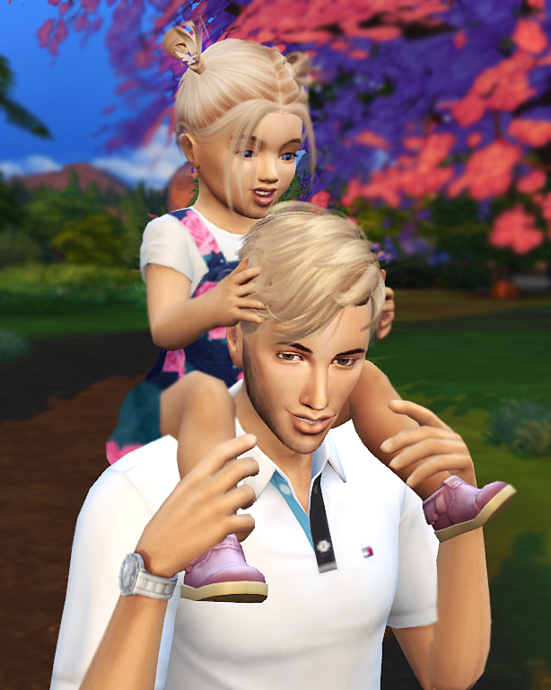 simowa ulica: The Sims 4 Create a Sim | Blond Family | CC List Mods