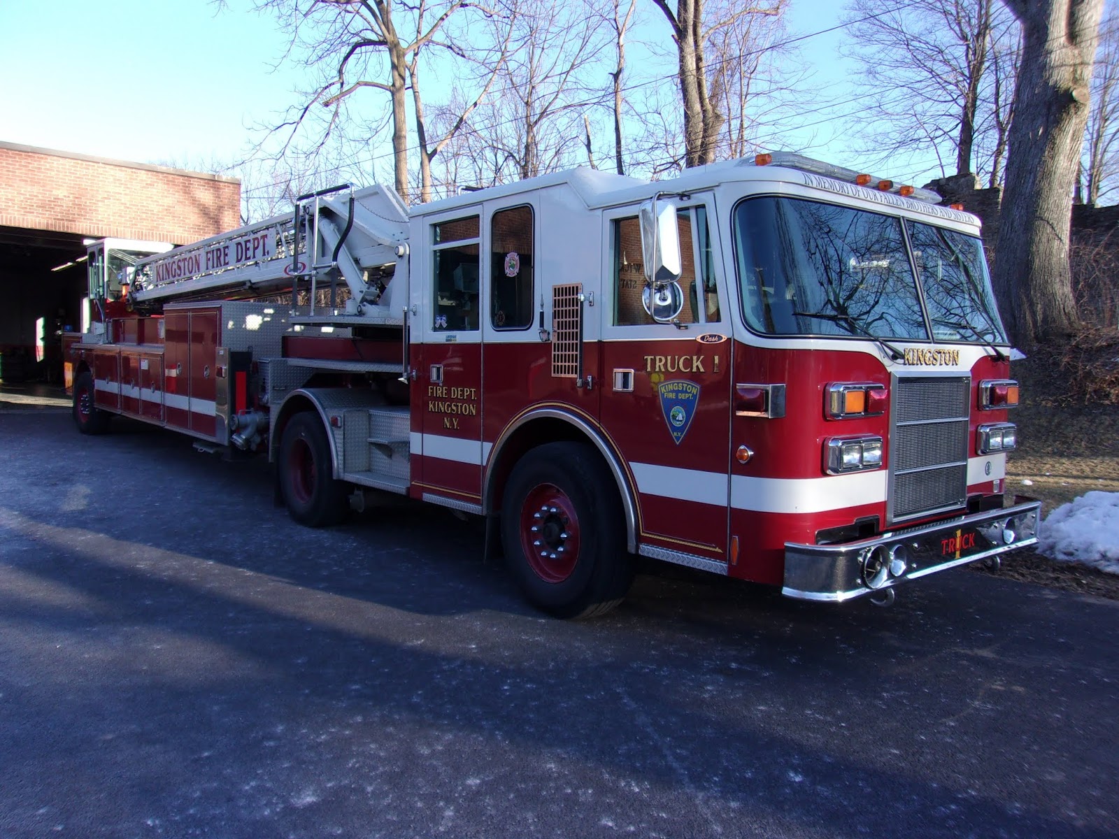 The Kingston News Blog Kingston Fire Department’s New Truck 1 Arrives