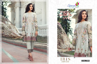 Saniya Trendz Iris Lawn 2019 Pakistani Suits wholesale
