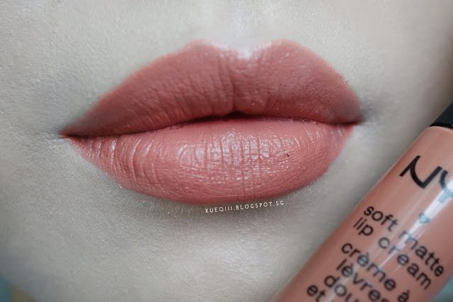NYX Soft Matte Lip Cream 02 Stockholm Lip Swatch