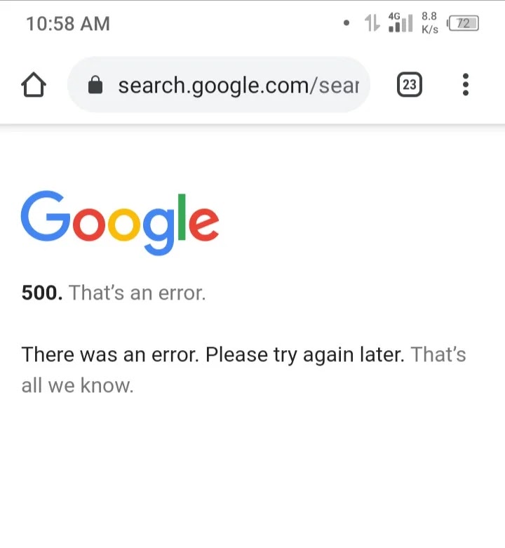 google-search-console-has-been-down-with-500-error