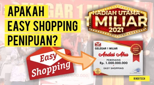 Dapat Surat Easy Shopping hadiah 1 Miliar ? Mari Cek Kebenarannya