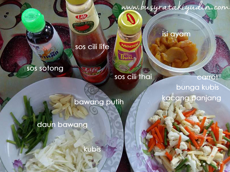 Resepi Ayam Paprik Ala Thai