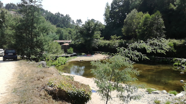 Margem da Praia fluvial da Rola