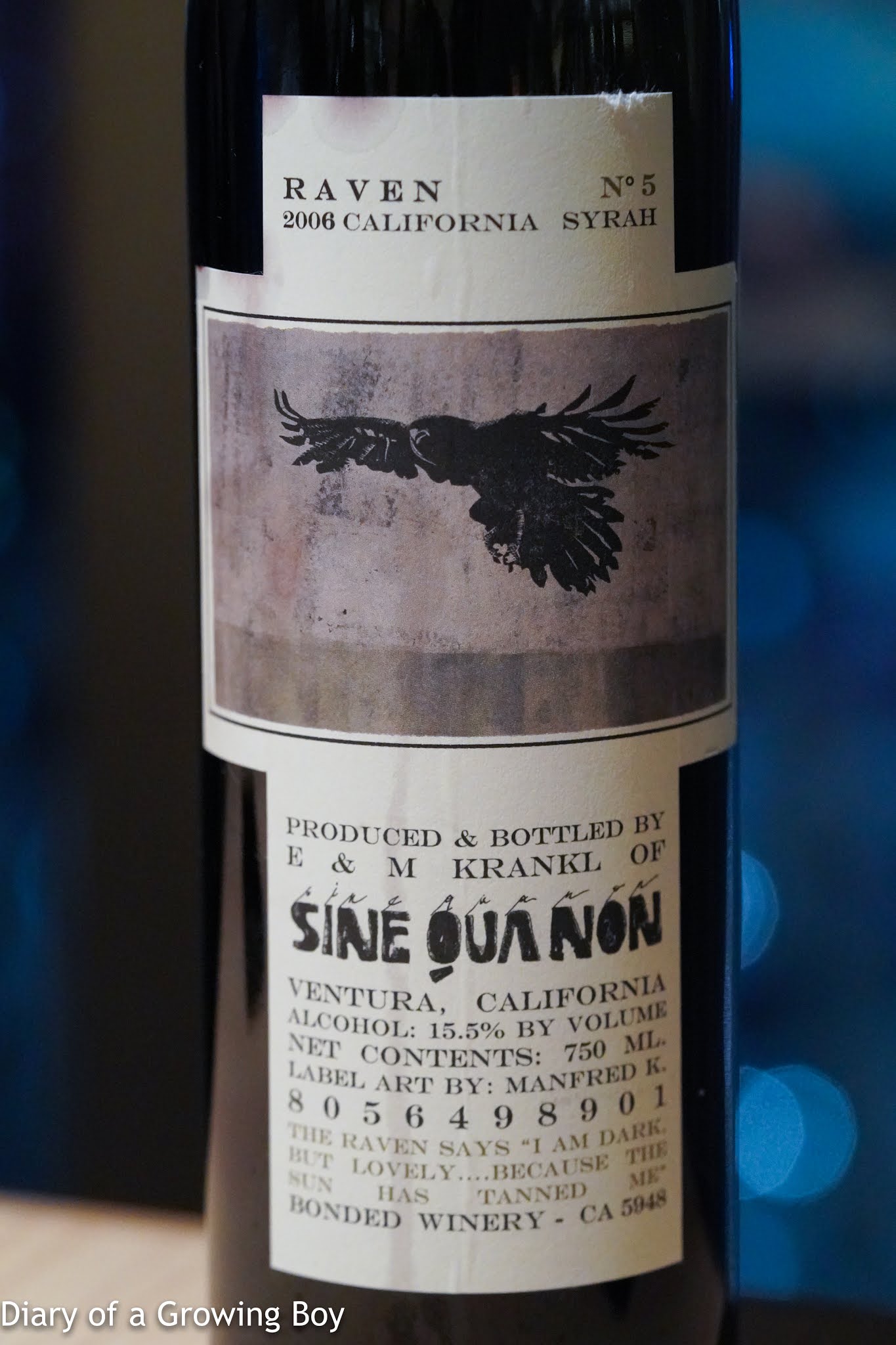 驚きの値段 wineluvs 1995年 SINE QUA NON シネ クア ノン ジ アザー