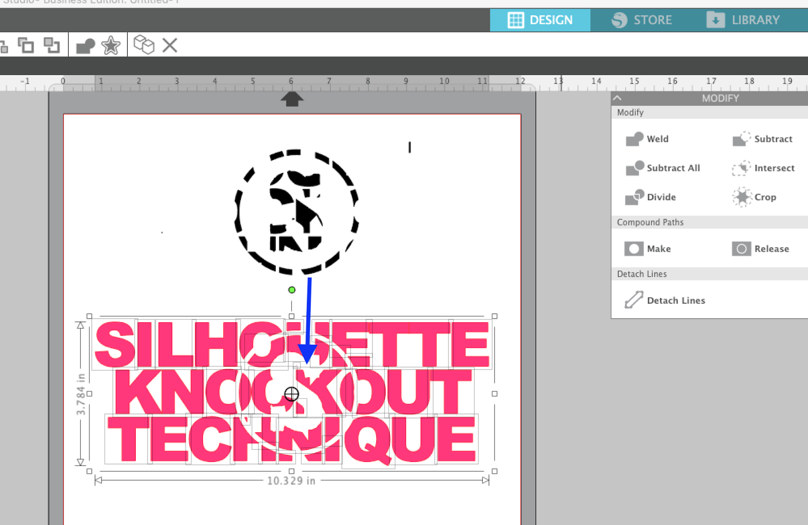 Silhouette Knockout Technique Tutorial Updated for V4 Silhouette School