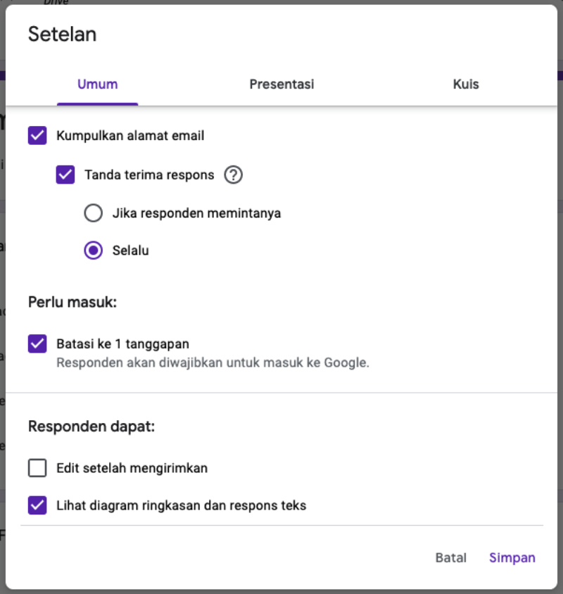 Cara Membuat Kuis Online Menggunakan Iframe dan Google Form menu utama Cara Membuat Kuis Online Menggunakan Iframe dan Google Form pembuatan kuis online