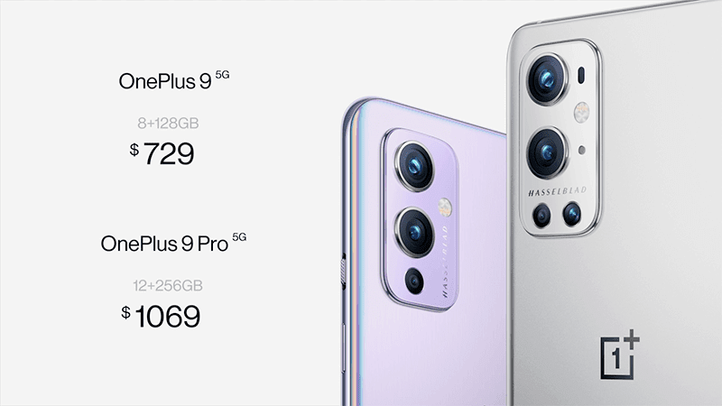 OnePlus 9, 9 Pro with SD888, Hasselblad cameras, LTPO displays launched!