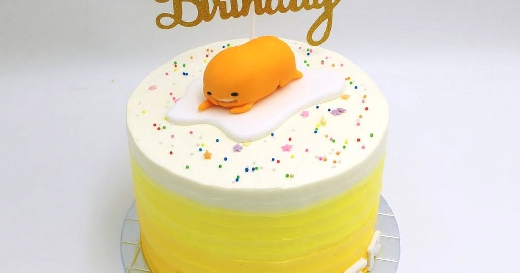 Lazy Egg Children 3d Sugar Topper With Sprinkle In Beautiful