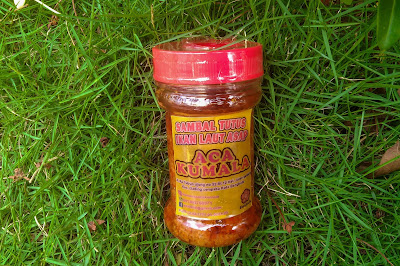 sambal tutus ikan laut asap terbuat dari ikan mayung khas bengkulu