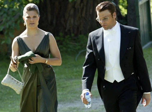 Crown Princess Victoria and Prince Daniel had attended the wedding of Rebecka and Gustaf Wiiburg