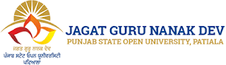 Jagat Guru Nanak Dev Punjab State Open University, Patiala Recruitment