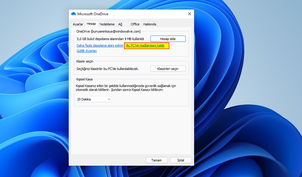 Windows 11'de OneDrive nasıl devre dışı bırakılır 2 Windows%2B11%2B 2021 08 14 20 31 06