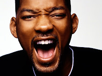 hollywood actor, will smith, face photo, with shouting style