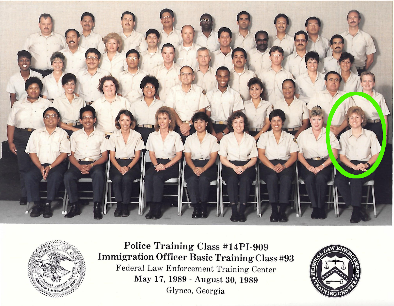 Patricia Plantamura Immigration Officer Basic Training Law