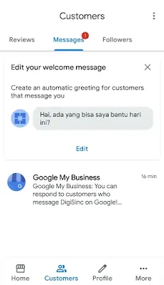 DigiSinc Google Bisnisku Pengelola Chat