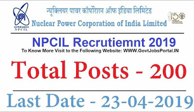 NPCIL Recruitment 2019