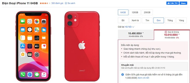 Điểm mặt smartphone giảm giá kịch sàn đầu tháng 10 2 diem mat smartphone giam gia kich san dau thang 10 iphone 11 1633226673 955 width660height288