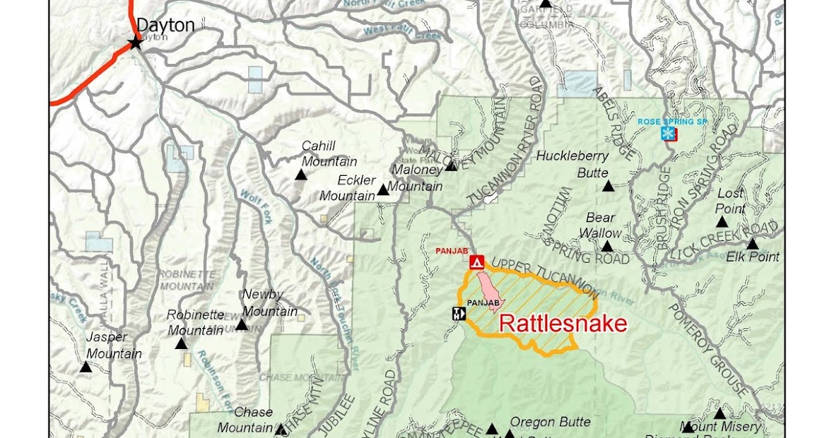 Blue Mountain Fire Information Rattlesnake Fire Daily Update Aug. 26