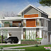 2240 square feet 4 bedroom Sloping roof mix home