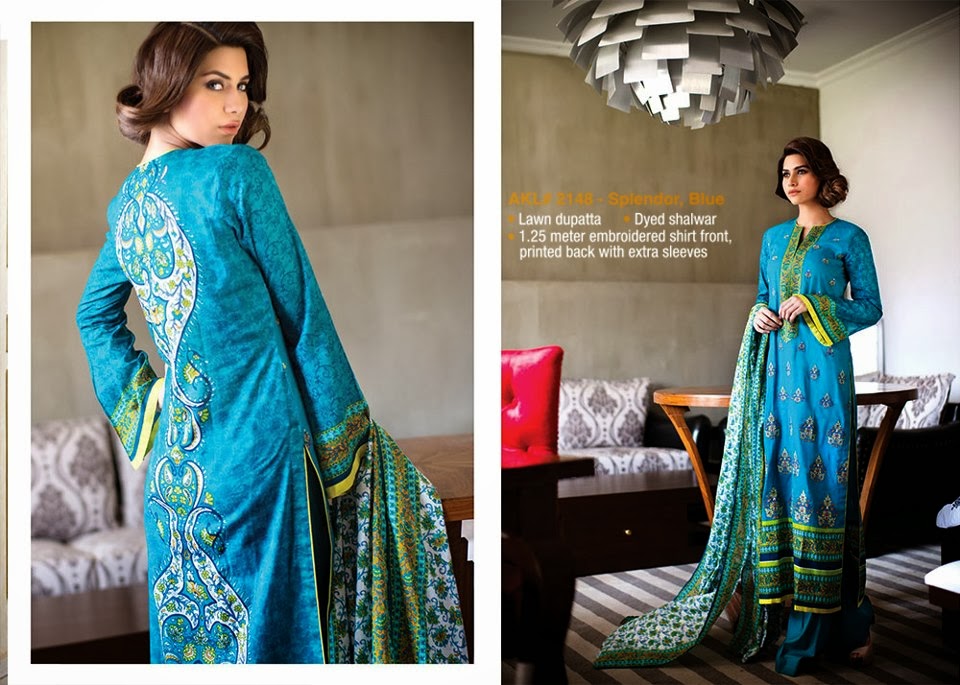 Al Karam Lawn Collection 2014 Volume 2 HeStyle Trendsetter Blog