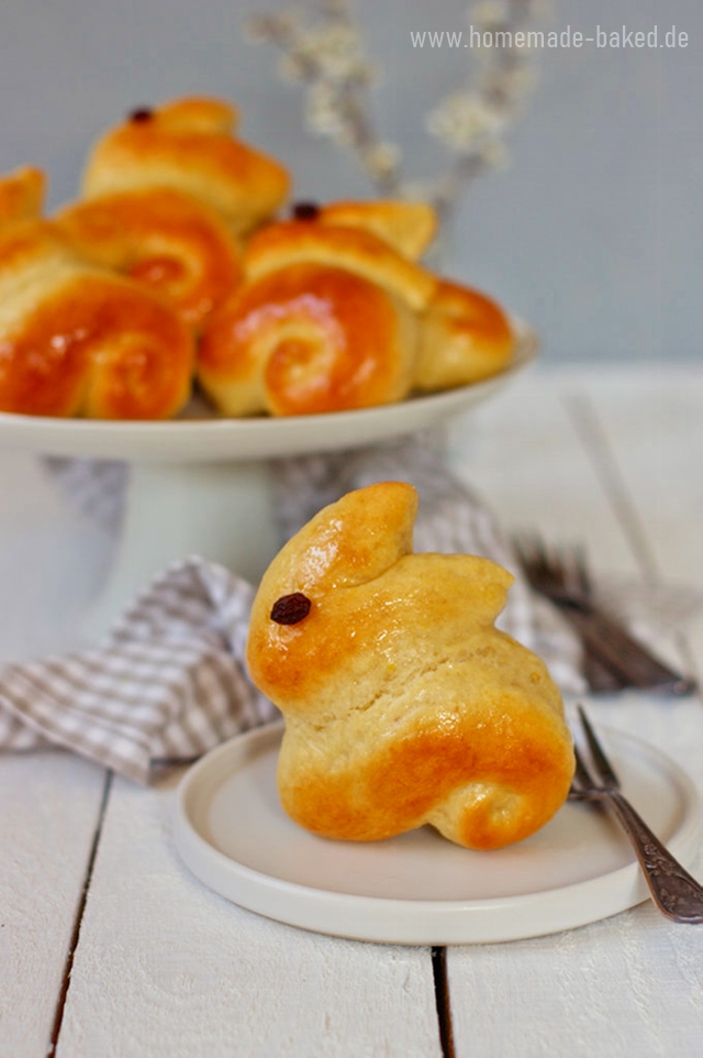 {Rezept} Süße Osterhäschen aus Quark-Öl-Teig | Ohne Hefe | homemade and ...