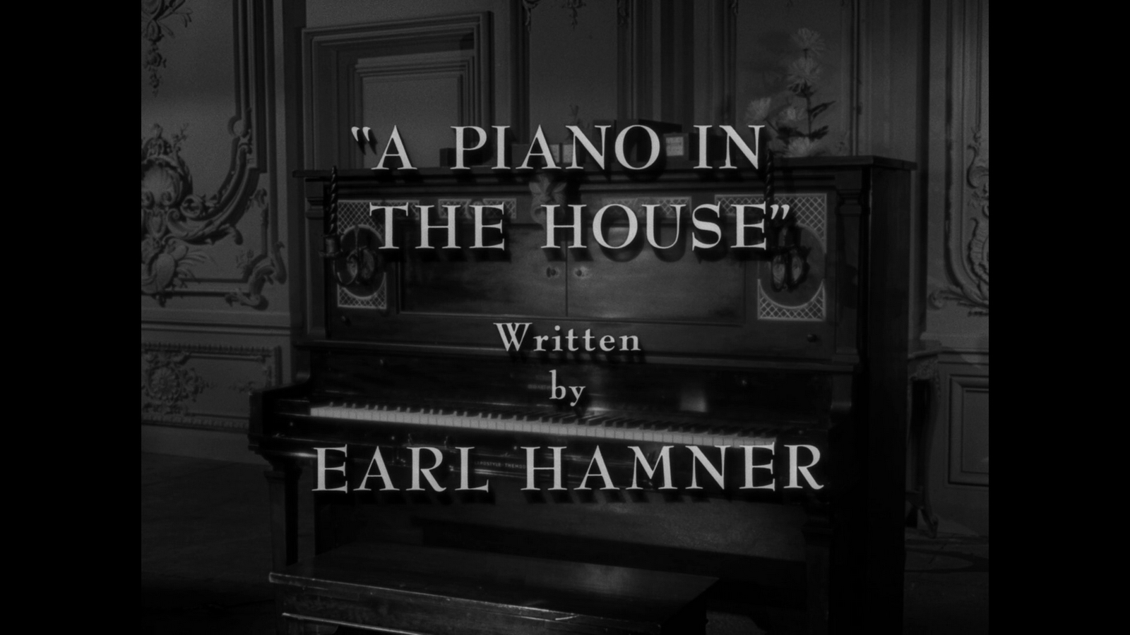My Life In The Shadow Of The Twilight Zone Tz Promo A Piano In The House 2 16 1962