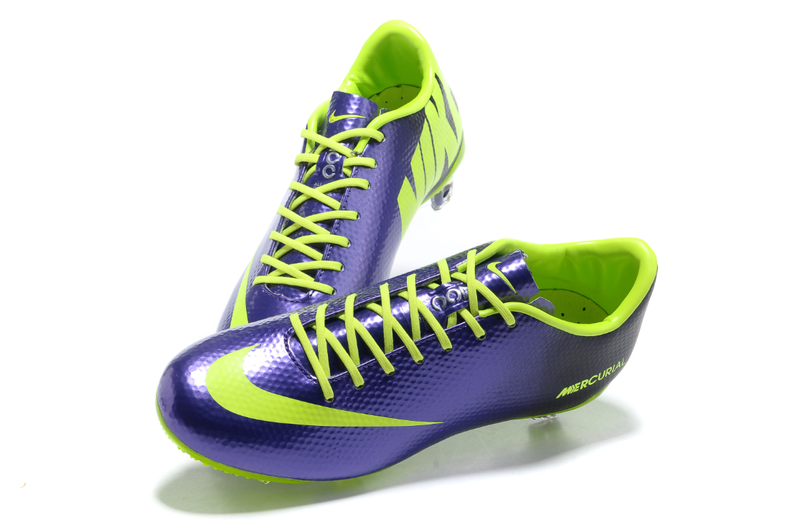 nike mercurial purple and yellow