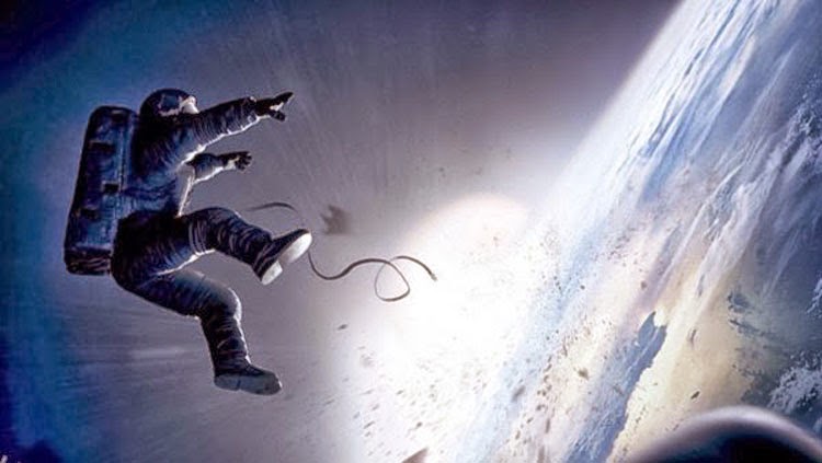 Gravity, starring Sandra Bullock