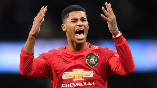 Frustrated Rashford