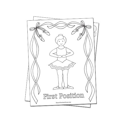 Ballet Positions Coloring Pages Coloring Pages