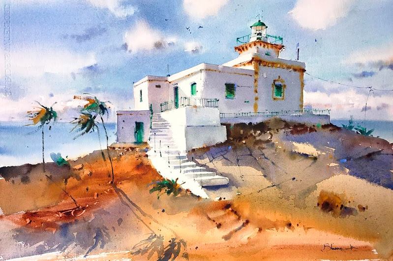 Beautiful Watercolor Paintings by Blanca Alvarez from Malaga, Spain.