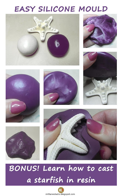 Step-by-step tutorial on how to make an easy silicone putty mould.