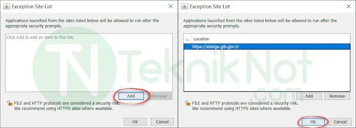 Application Blocked by Java Security Hatası Çözümü