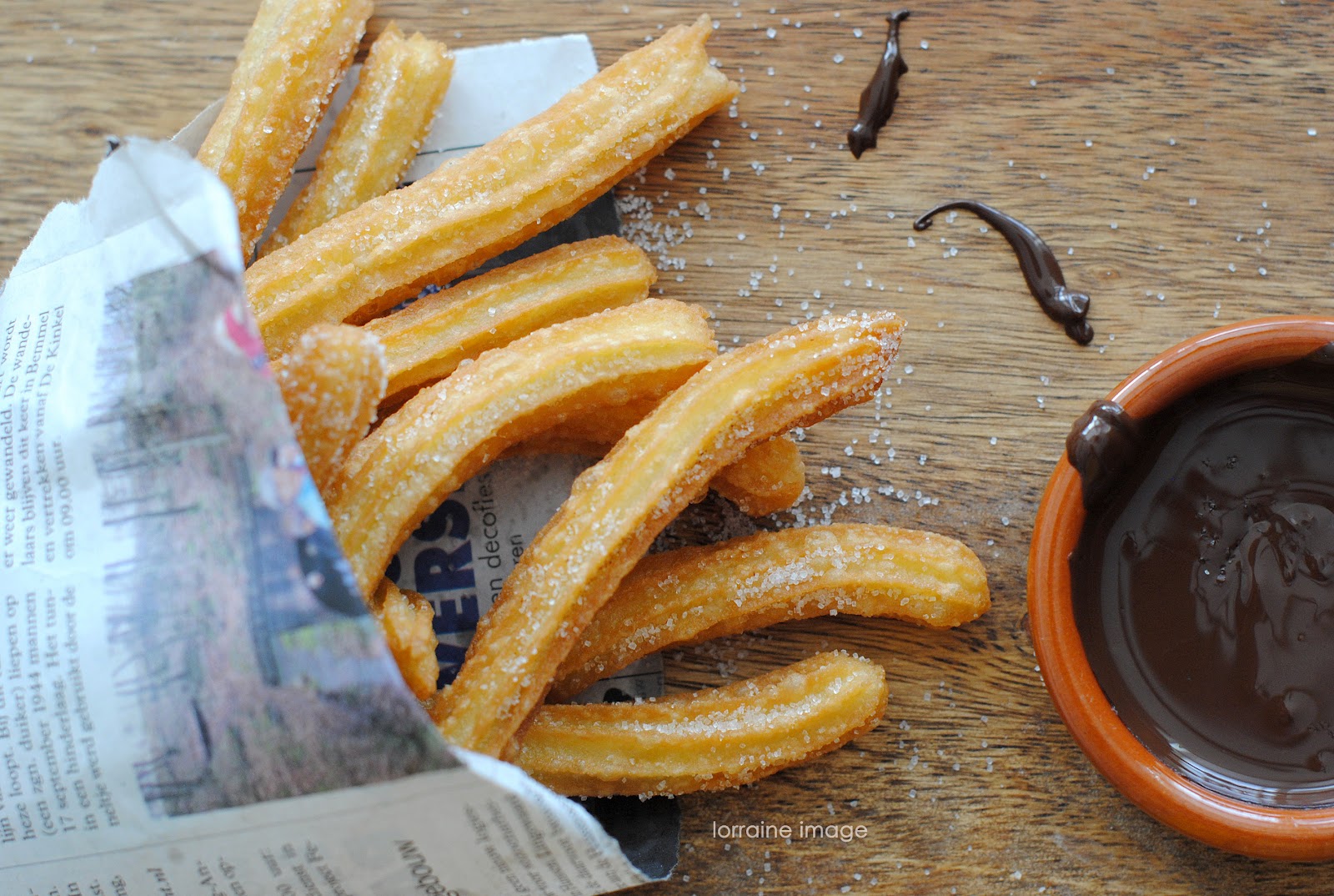Lo Foodie Churros con Chocolate