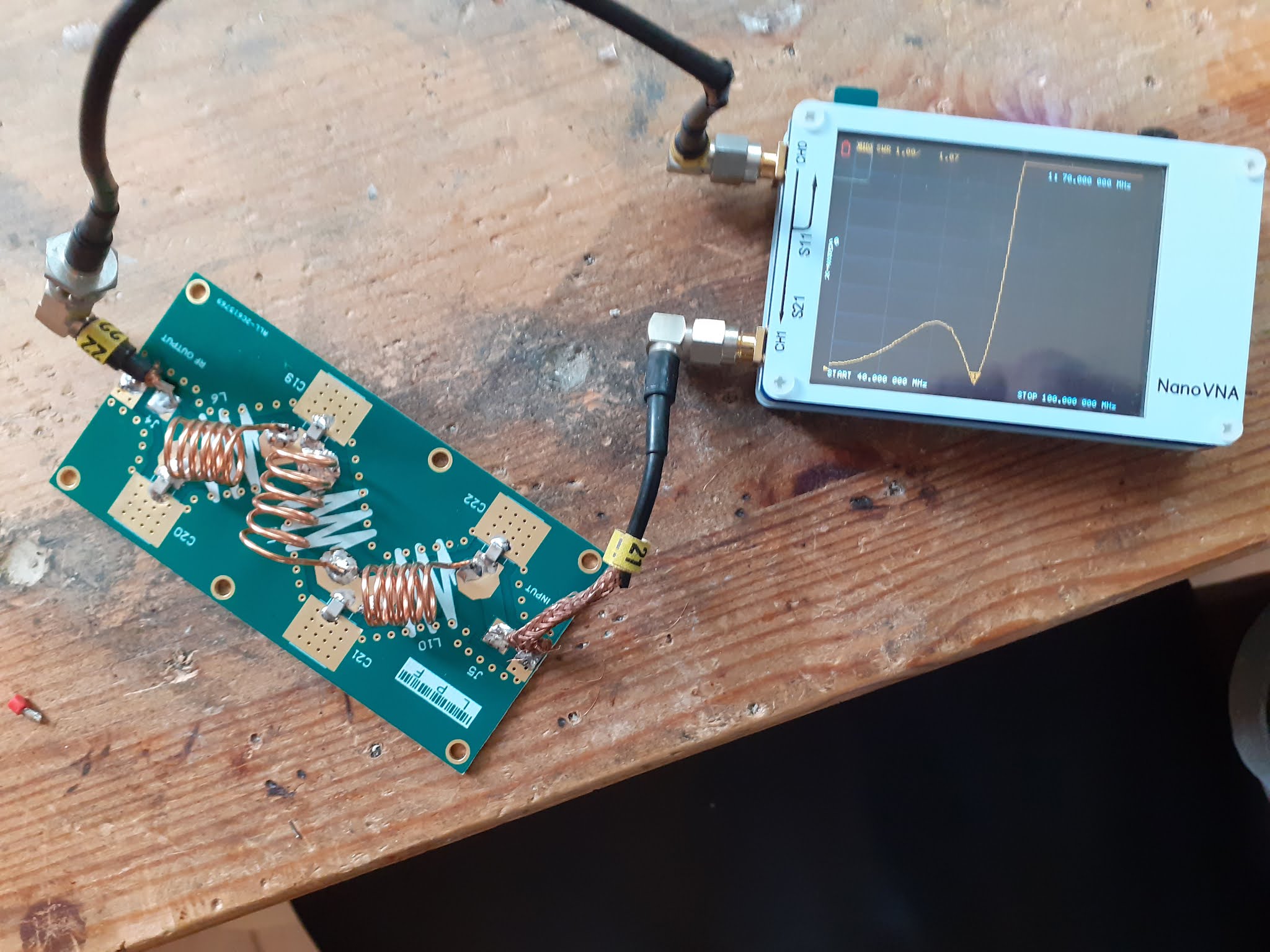 Ron's Radio Corner LPF for 70 MHz