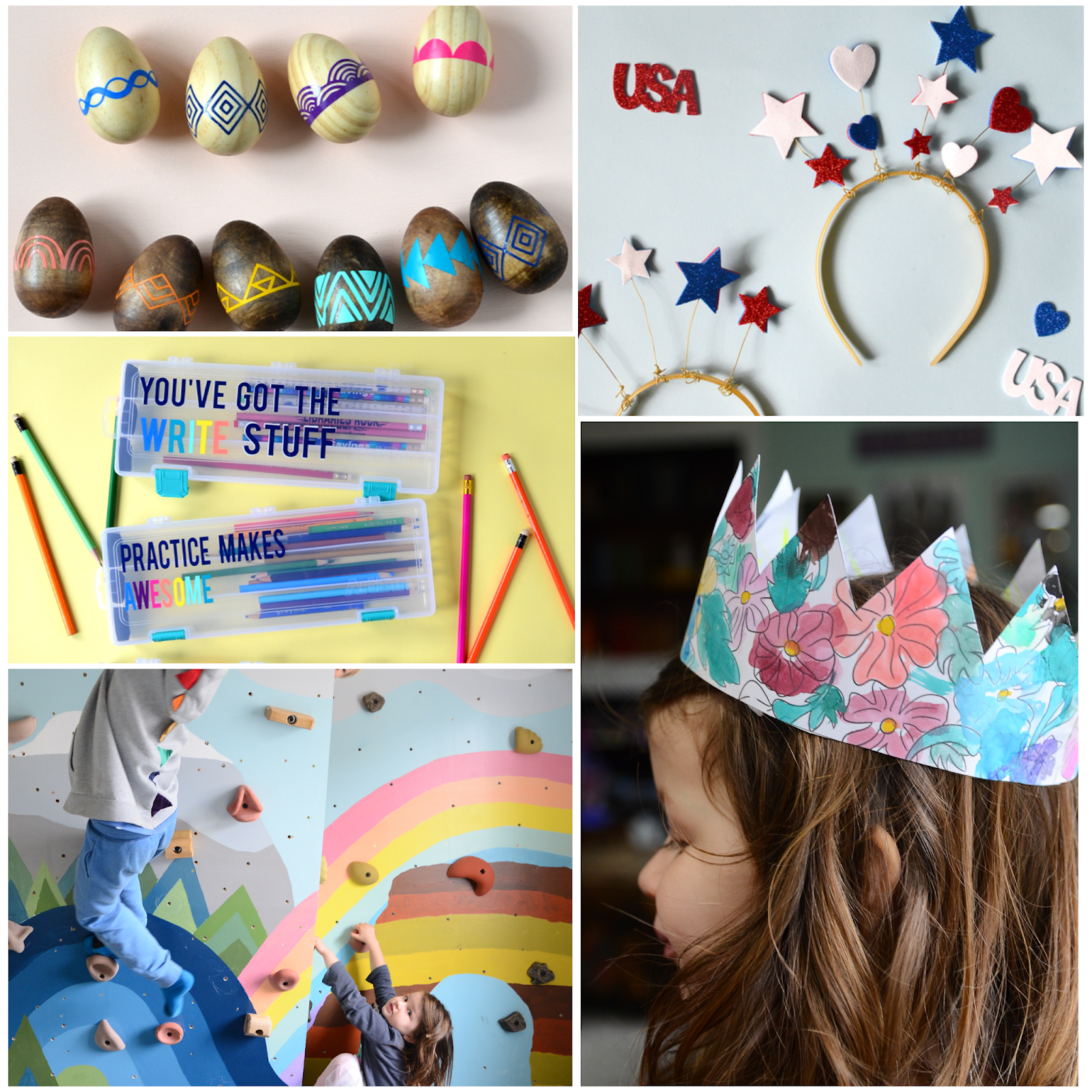 colorful DIY craft projects