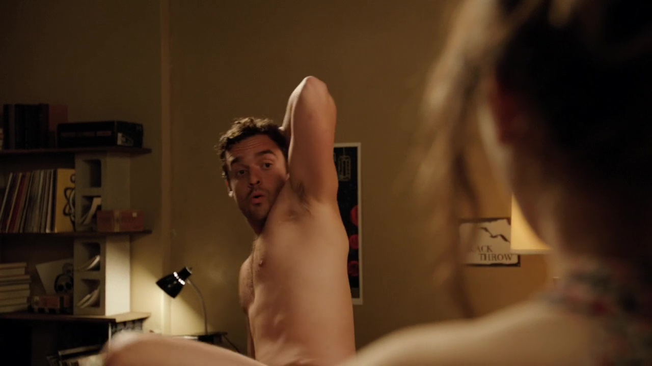 Jake Johnson shirtless in New Girl 1-04 "Naked" .