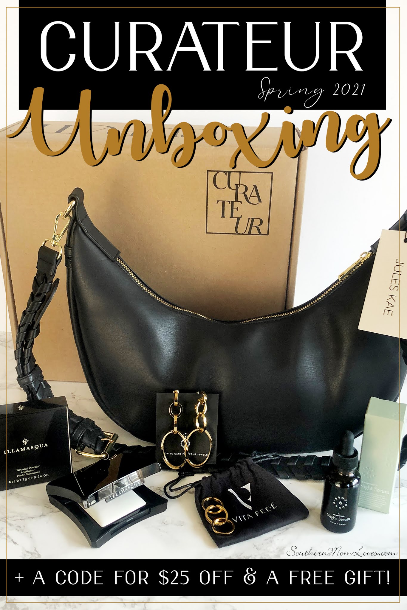 Southern Mom Loves Curateur Spring 2021 Unboxing + a Discount code for