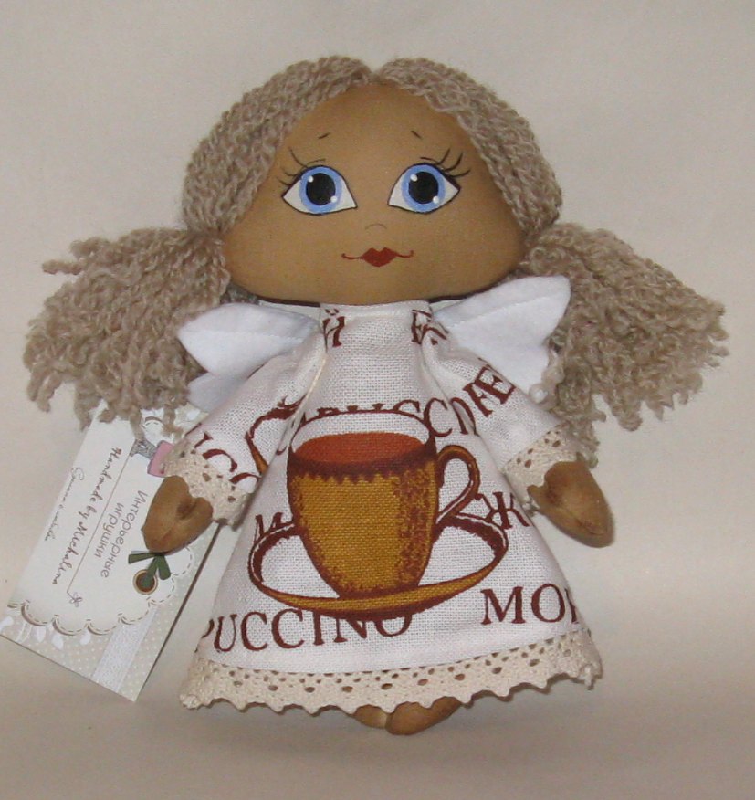 кофейная игрушка ангел. кофейные ангелочки. ангел кофейный кусок. кофейный ангелочек. кофейный ангел.