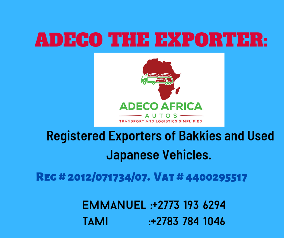USED JAPANESE VEHICLES/SA BAKKIES IN DURBAN - LOGISTICS/TRANSPORT SERVICES