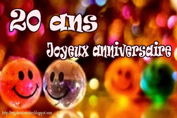 Textes pour souhaiter un joyeux anniversaire 20 ans Textes pour souhaiter un joyeux anniversaire 20 ans