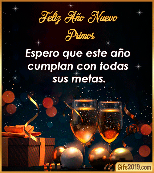 feliz año nuevo primos