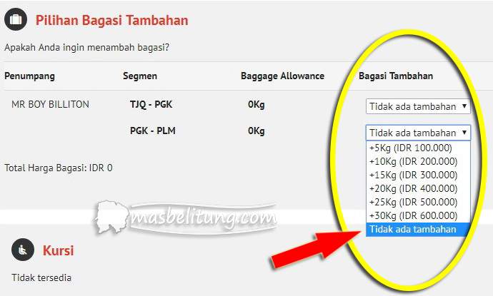 Mas Belitung: Tarif Bagasi Terdaftar Wings Air Rute Belitung Palembang Mas Belitung: Tarif Bagasi Terdaftar Wings Air Rute Belitung Palembang