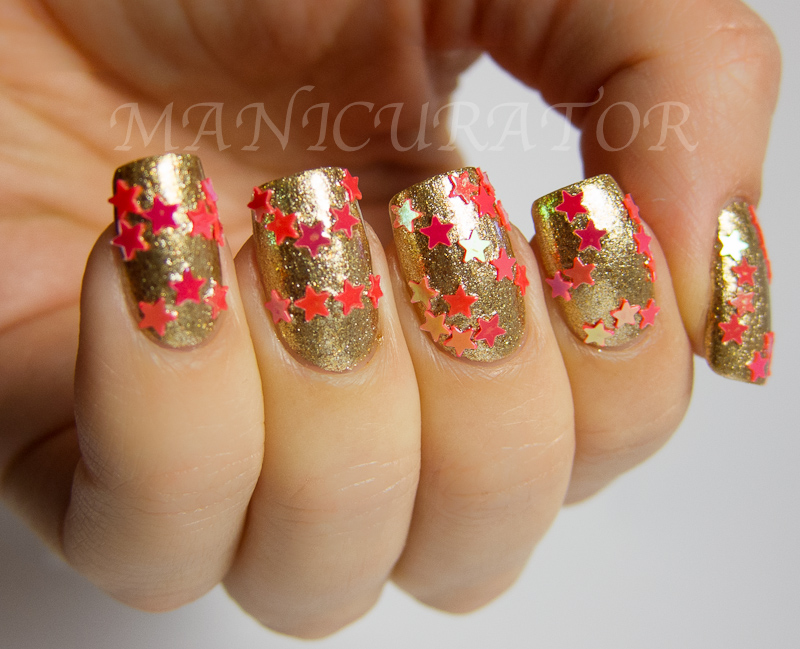 Mani of the Week: Gold Foil Swirl Nails with the OPI Malibu Collection